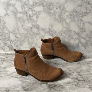Lucky brand booties, size 7.5